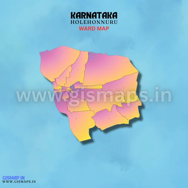 Holehonnuru Ward Map (Karnataka)